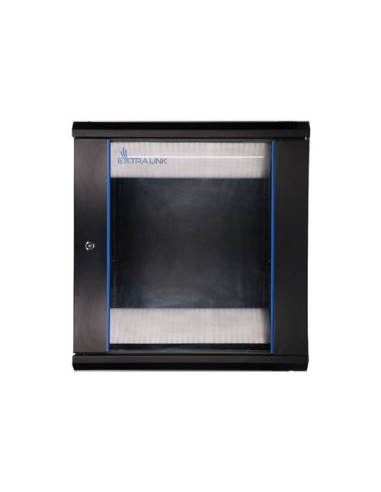 Extralink Szafa Rack 12U 600X450 Czarna Montowana Na Ścianie