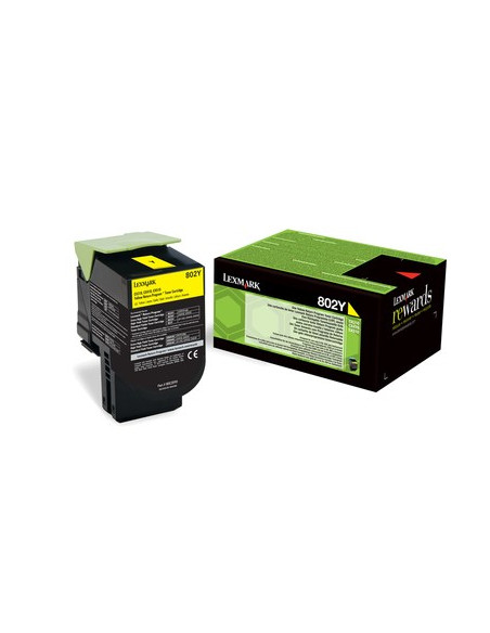 Return Program Toner Cartridge/802Y Yellow1K Pgs F Cx310410