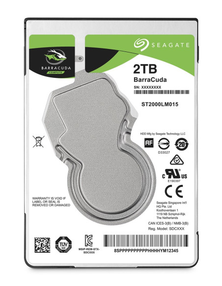 Hdd Sata2.5" 2Tb 5400Rpm 128Mb St2000Lm015 Seagate