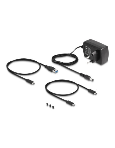 Delock - Kontroler Pamięci - Funkcja Klonowania - 2.5", 3.5", M.2 (6.4 Cm, 8.9 Cm) - Karta M.2 (Pcie Nvme I Sata) / Sata Ssd - U
