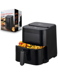 Extralink Home Air Fryer 5.2L Eu Sj-520 Frytkownica Pojedyńczy 5,2 L Frytkownica Na Gorące Powietrze Czarny 2