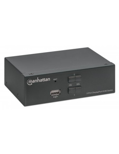 Przełącznik Kvm Displayport/Usb 2X1 4K*60Hz Manhattan