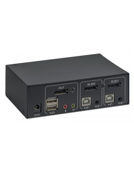 Przełącznik Kvm Displayport/Usb 2X1 4K*60Hz Manhattan