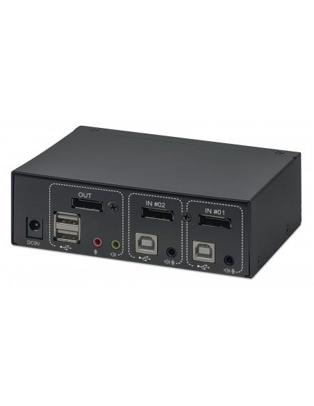 Przełącznik Kvm Displayport/Usb 2X1 4K*60Hz Manhattan