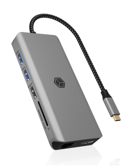Stacja Dokująca D Icy Box Ib-Dk4061-Cpd Usb-C 12-Port 100W