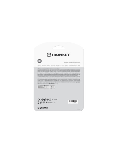 Kingston Technology Ironkey Locker+ 50 Pamięć Usb 128 Gb Usb Typu-A 3.2 Gen 1 (3.1 Gen 1) Srebrny