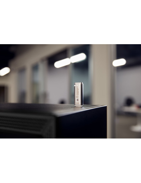 Kingston Technology Ironkey Locker+ 50 Pamięć Usb 128 Gb Usb Typu-A 3.2 Gen 1 (3.1 Gen 1) Srebrny