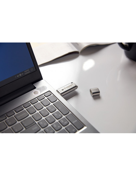 Kingston Technology Ironkey Locker+ 50 Pamięć Usb 128 Gb Usb Typu-A 3.2 Gen 1 (3.1 Gen 1) Srebrny