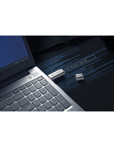 Kingston Technology Ironkey Locker+ 50 Pamięć Usb 128 Gb Usb Typu-A 3.2 Gen 1 (3.1 Gen 1) Srebrny