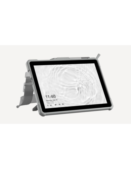Uag Plasma - Obudowa Ochronna Z Podstawką I Paskiem Na Ramię I Dłoń Do Microsoft Surface Go 1/2/3/4 G (Wersja Oem) (White/Gray)