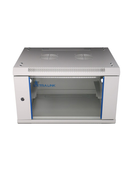 Extralink Szafa Rack 6U 600X600 Szara Montowana Na Ścianie