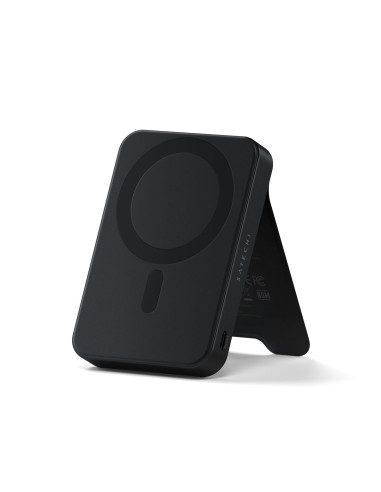 Powerbank Satechi Onthego Powerbank 10K - Magnetyczny Powerbank Z Podstawką 10K Mah Kompatybilny Z Magsafe I Qi2 (Black)
