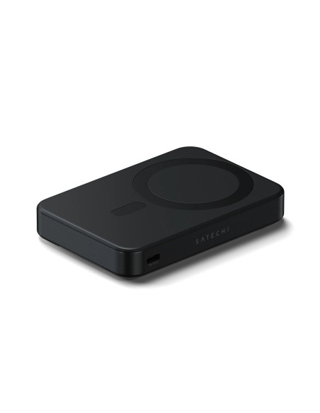 Powerbank Satechi Onthego Powerbank 10K - Magnetyczny Powerbank Z Podstawką 10K Mah Kompatybilny Z Magsafe I Qi2 (Black)
