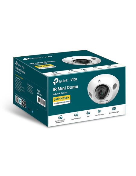 Tp-Link Vigi C230I Mini(2.8Mm) Kamera Przemysłowa Douszne Kamera Bezpieczeństwa Ip Wewnętrz I Na Wolnym Powietrzu 2304 X 1296 Px