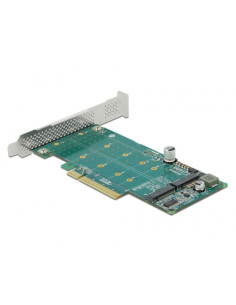 Delock Pci Express X8 Card 2 X Internal Nvme M.2 Key M - Bifurcation - Storage Controller - M.2 Nvme Card - Pcie 4.0 X8