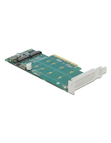 Delock Pci Express X8 Card 2 X Internal Nvme M.2 Key M - Bifurcation - Storage Controller - M.2 Nvme Card - Pcie 4.0 X8
