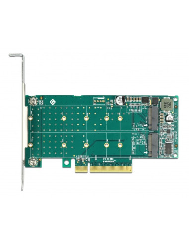 Delock Pci Express X8 Card 2 X Internal Nvme M.2 Key M - Bifurcation - Storage Controller - M.2 Nvme Card - Pcie 4.0 X8
