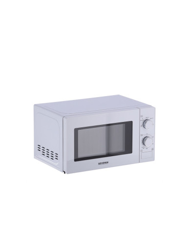 Severin Kuchenka Mikrofalowa Biała, Poj. 20 L, Sterowanie Mechaniczne, Wnętrze Lakierowane, 5 Poziomów Mocy, Moc 700 W Mw7770