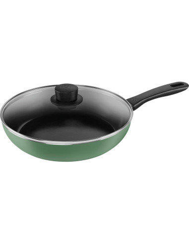Ballarini Caprera Patelnia Saute Z Pokrywką 28 Cm Zielona