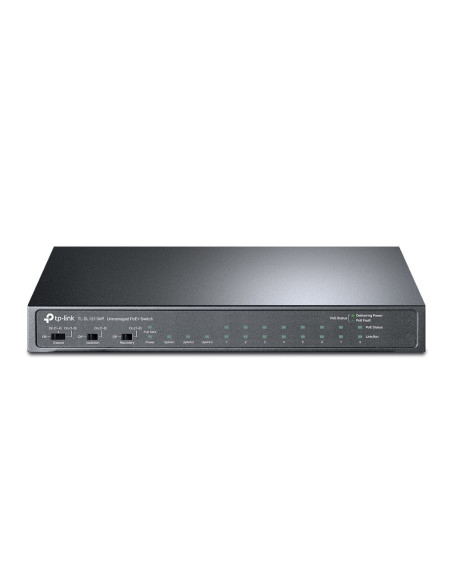 Tp-Link Tl-Sl1311Mp Łącza Sieciowe Nie Zarządzany Fast Ethernet (10/100) Obsługa Poe Czarny