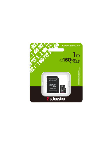 Kingston Microsdxc 1Tb Canvas Select Plus 3 + Adp