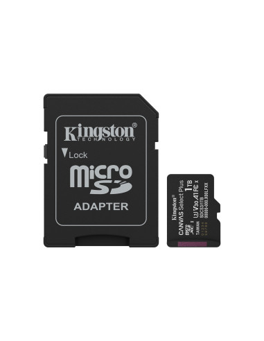 Kingston Microsdxc 1Tb Canvas Select Plus 3 + Adp