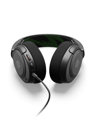 Steelseries Arctis Nova 1X Zestaw Słuchawkowy Przewodowa Opaska Na Głowę Gaming Czarny, Zielony