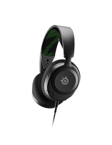 Steelseries Arctis Nova 1X Zestaw Słuchawkowy Przewodowa Opaska Na Głowę Gaming Czarny, Zielony
