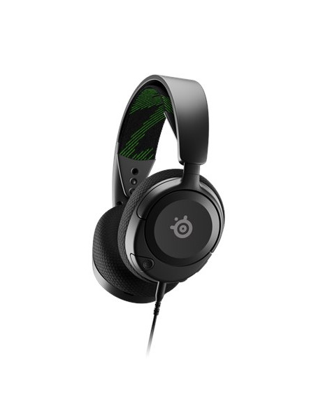 Steelseries Arctis Nova 1X Zestaw Słuchawkowy Przewodowa Opaska Na Głowę Gaming Czarny, Zielony