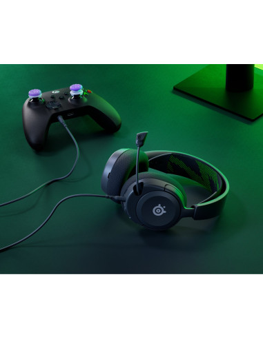 Steelseries Arctis Nova 1X Zestaw Słuchawkowy Przewodowa Opaska Na Głowę Gaming Czarny, Zielony
