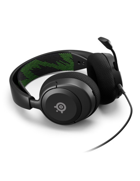 Steelseries Arctis Nova 1X Zestaw Słuchawkowy Przewodowa Opaska Na Głowę Gaming Czarny, Zielony