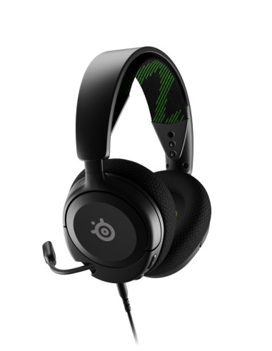 Steelseries Arctis Nova 1X Zestaw Słuchawkowy Przewodowa Opaska Na Głowę Gaming Czarny, Zielony