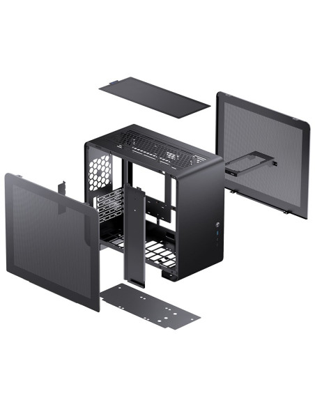 Jonsbo U4 Mini Mesh Micro-Atx Case - Czarny