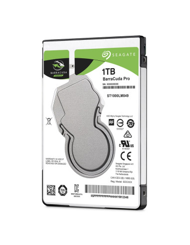Seagate Barracuda Pro Dysk Twardy 1 Tb 7200 Rpm 128 Mb 2.5" Serial Ata Iii
