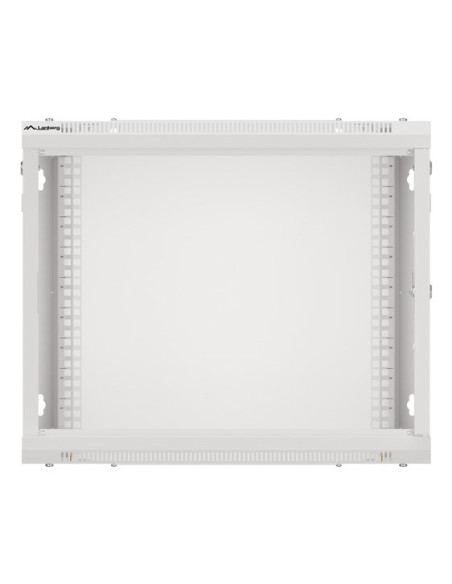 Szafa Instalacyjna Rack Wisząca 19" 9U 600X450 Szara Drzwi Metalowe Lanberg (Flat Pack)