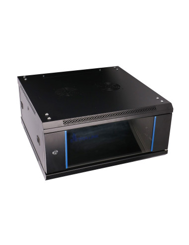 Extralink Szafa Rack 4U 600X600 Czarna Montowana Na Ścianie
