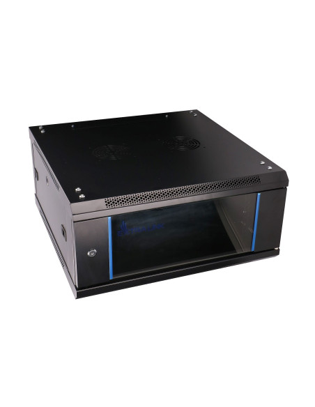 Extralink Szafa Rack 4U 600X600 Czarna Montowana Na Ścianie