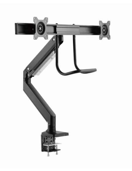 Gembird Ma-Da2-04 Regulowane Biurkowe Ramię Na 2 Monitory, 17”-32”, Do 8 Kg