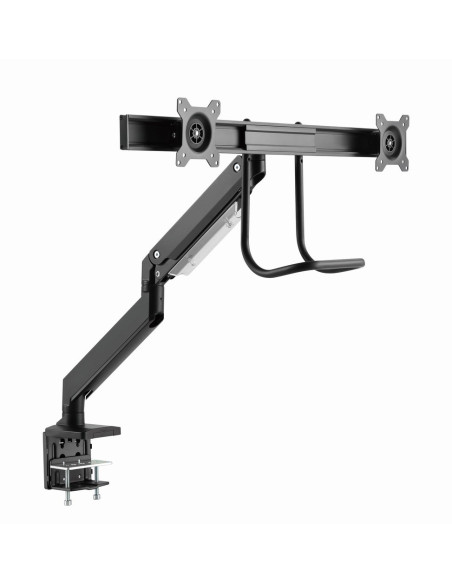 Gembird Ma-Da2-04 Regulowane Biurkowe Ramię Na 2 Monitory, 17”-32”, Do 8 Kg