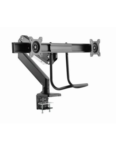 Gembird Ma-Da2-04 Regulowane Biurkowe Ramię Na 2 Monitory, 17”-32”, Do 8 Kg
