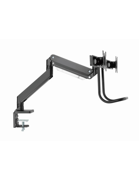 Gembird Ma-Da2-04 Regulowane Biurkowe Ramię Na 2 Monitory, 17”-32”, Do 8 Kg