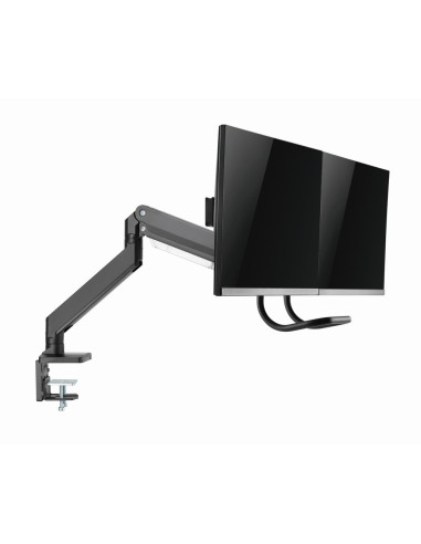Gembird Ma-Da2-04 Regulowane Biurkowe Ramię Na 2 Monitory, 17”-32”, Do 8 Kg