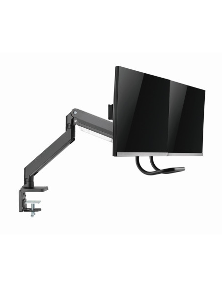 Gembird Ma-Da2-04 Regulowane Biurkowe Ramię Na 2 Monitory, 17”-32”, Do 8 Kg