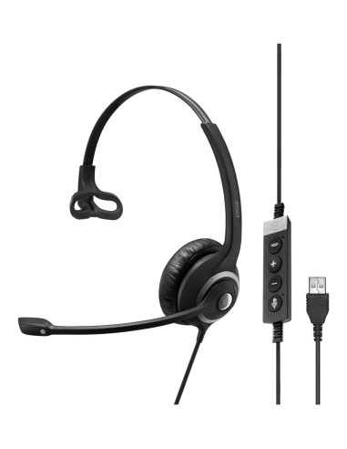 Epos Impact Sc 230 Usb Ms Ii Zestaw Słuchawkowy Przewodowa Opaska Na Głowę Biuro/Centrum Telefoniczne Usb Typu-A Czarny