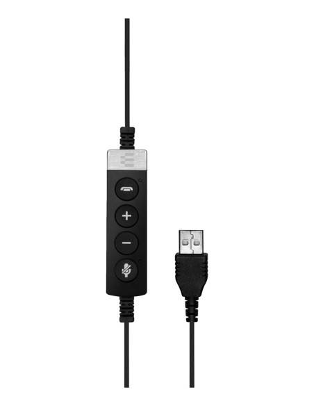 Epos Impact Sc 230 Usb Ms Ii Zestaw Słuchawkowy Przewodowa Opaska Na Głowę Biuro/Centrum Telefoniczne Usb Typu-A Czarny