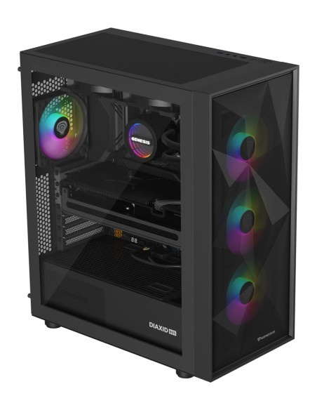 Obudowa Komputera Genesis Nlg-2319 Zestaw Do Chłodzenia Płynami Czarny
