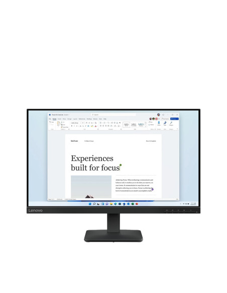 Lenovo L24-4E 23.8"Fhd Ips 100Hz 250Nits Ag Hdmi, Vga Raven Black