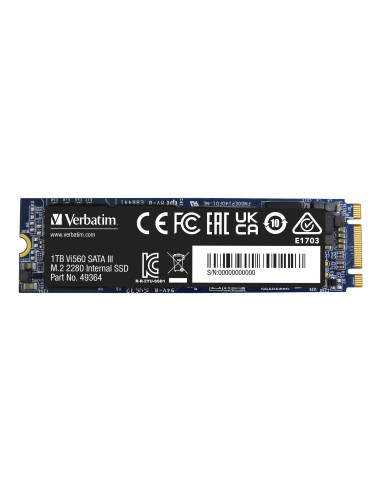 Verbatim Vi560 S3 M.2 1 Tb Serial Ata Iii 3D Nand