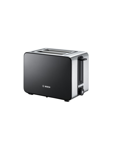 Bosch Tat7203 Toster 2 Kaw. 1050 W Czarny, Stal Nierdzewna