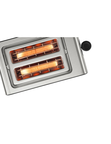 Bosch Tat7203 Toster 2 Kaw. 1050 W Czarny, Stal Nierdzewna